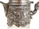 Ewer jug ??silver plated crystal lion St. Louis St. Mark XIX