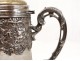 Ewer jug ??silver plated crystal lion St. Louis St. Mark XIX