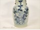 Large porcelain vase Chinese White-Blue, nineteenth