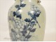 Large porcelain vase Chinese White-Blue, nineteenth