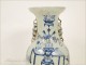 Large porcelain vase Chinese White-Blue, nineteenth