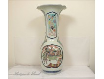 Large Japanese vase (92 cm), Samurai Butterfly, Meiji nineteenth