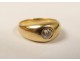 18 carat solid gold ring 0.30 ct diamond ring gold diamond twentieth century