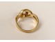 Rare ring 18 carat solid gold diamond ring 0.80 ct gold diamond twentieth century