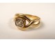 Rare ring 18 carat solid gold diamond ring 0.80 ct gold diamond twentieth century