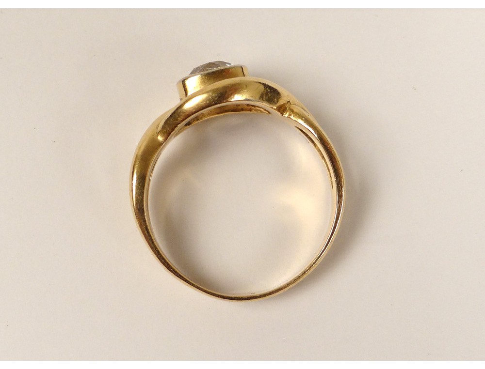 Rare ring 18 carat solid gold diamond ring 0.80 ct gold diamond ...