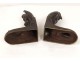 Pair bookends bronze pelican Charles Virion turtle eagle lizard nineteenth