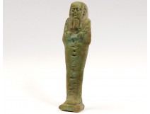 Oushebti funerary terracotta statuette Ancient Egypt