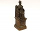 Statue bronze sculpture Saint-Pierre throne key paradise nineteenth century