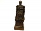 Statue bronze sculpture Saint-Pierre throne key paradise nineteenth century