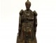 Statue bronze sculpture Saint-Pierre throne key paradise nineteenth century