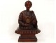 Beautiful carved wooden reliquary bust reliquary Saint character seventeenth