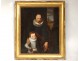 HST portrait ap son father family. Van Dyck Flemish nineteenth gilt frame