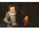 HST portrait ap son father family. Van Dyck Flemish nineteenth gilt frame