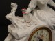 Pendulum cookie elegant young woman cage birds waterfall clock nineteenth century