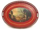 Plateau landscape painted metal temple romantic Italy Napoleon III nineteenth