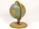 Globe world map sheet twentieth century Europe America Asia