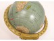 Globe world map sheet twentieth century Europe America Asia