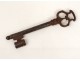 Key old key antique wrought iron castle key eighteenth century