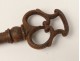 Key old key antique wrought iron castle key eighteenth century