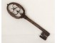 Key old key antique wrought iron castle key eighteenth century