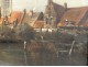 HST table harbor boats church mill Belgium Holland Belgian school nineteenth