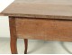 Table Louis XV carved cherry wood curved legs Lyon eighteenth century