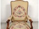 Regency chair rustic carved walnut armchair eighteenth century