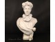 Plaster bust, Woman elegant, Art Nouveau, 19th century