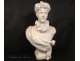 Plaster bust, Woman elegant, Art Nouveau, 19th century