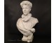 Plaster bust, Woman elegant, Art Nouveau, 19th century