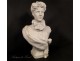 Plaster bust, Woman elegant, Art Nouveau, 19th century