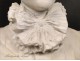 Plaster bust, Woman elegant, Art Nouveau, 19th century