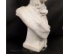 Plaster bust, Woman elegant, Art Nouveau, 19th century