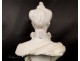 Plaster bust, Woman elegant, Art Nouveau, 19th century