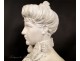 Plaster bust, Woman elegant, Art Nouveau, 19th century