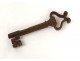 Clé clef ancienne fer forgé château antique key XVIIIème siècle