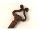 Clé clef ancienne fer forgé château antique key XVIIIème siècle