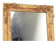 Carved wooden mirror frame golden flowers frame ice Regency eighteenth century