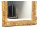 Carved wooden mirror frame golden flowers frame ice Regency eighteenth century