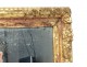 Carved wooden mirror frame golden flowers frame ice Regency eighteenth century