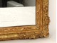 Carved wooden mirror frame golden flowers frame ice Regency eighteenth century