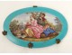 Paire plaques porcelaine Paris Sèvres scènes galantes romantiques couple XIXème