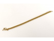 Bracelet chaîne or massif 18 carats tête aigle gold XXème siècle