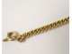 Bracelet chaîne or massif 18 carats tête aigle gold XXème siècle