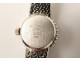 Montre bracelet Tissot or blanc 18 carats petits diamants suisse watch XXè