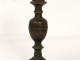 Bougeoir flambeau bronze Haute Epoque antique candlestick XVIIème siècle