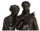 Superbe sculpture bronze jeunes femmes à l'antique J-L.Grégoire XIXè siècle