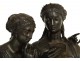 Superbe sculpture bronze jeunes femmes à l'antique J-L.Grégoire XIXè siècle