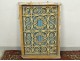 Fenêtre marocaine grille fer forgé bois peint Maroc Maghreb Atlas déco XXè